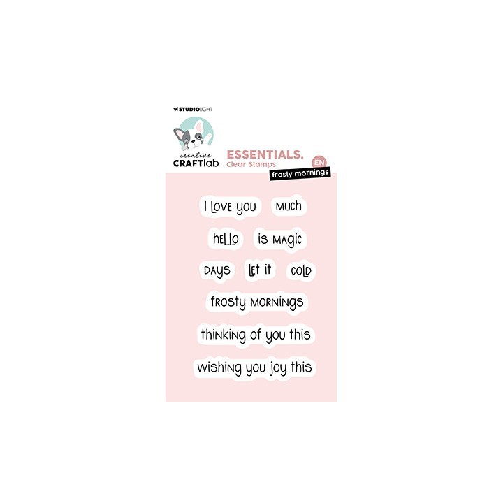 (CCL-ES-STAMP813)Studio light Stamp Frosty Mornings Essentials nr.813