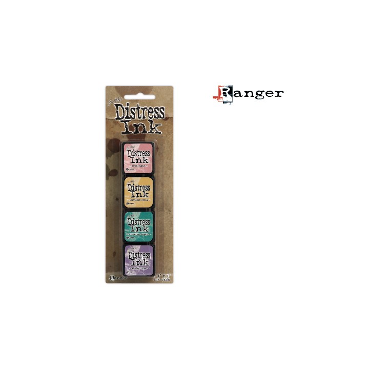(TDPK40347)Tim Holtz distress mini ink kit 4