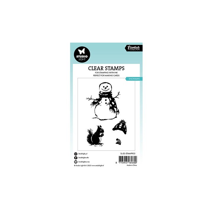 (SL-ES-STAMP903)Studio light Stamp Snowman Essentials nr. 903