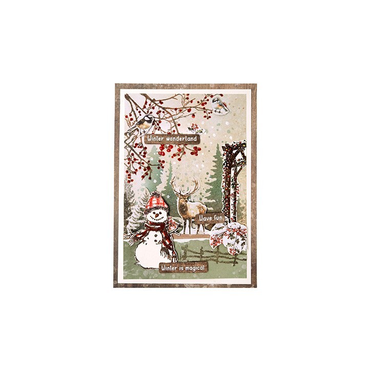 (SL-ES-STAMP903)Studio light Stamp Snowman Essentials nr. 903