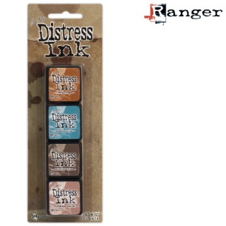 (TDPK40361)Tim Holtz distress mini ink kit 6