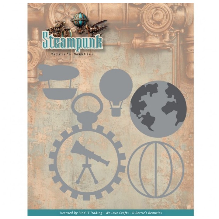(BBD10075)Dies - Berries Beauties - Steampunk - Steampunk Globe
