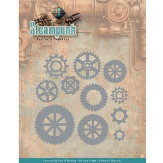 (BBD10076)Dies - Berries Beauties - Steampunk - Steampunk Gears