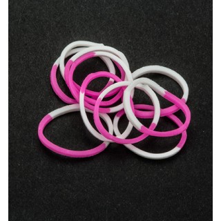 (6200/0830)Band It 600 elastiekjes White/Pink