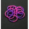 (6200/0831)Band It 600 rubberbands Pink/Purple