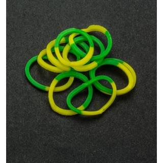 (6200/0832)Band-it - sachet élastiques 600 pièces Yellow/Green
