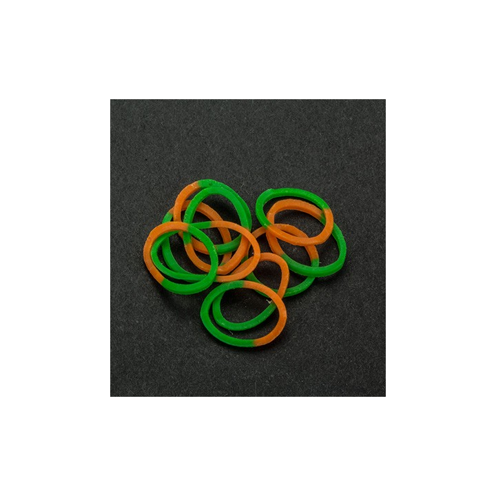 (6200/0833)Band It 600 elastiekjes Green/Orange