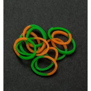 (6200/0833)Band It 600 elastiekjes Green/Orange