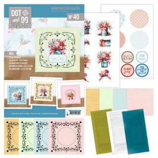 (DODOOC10040)Hobbydots on Colour 40 - Frosted Floral