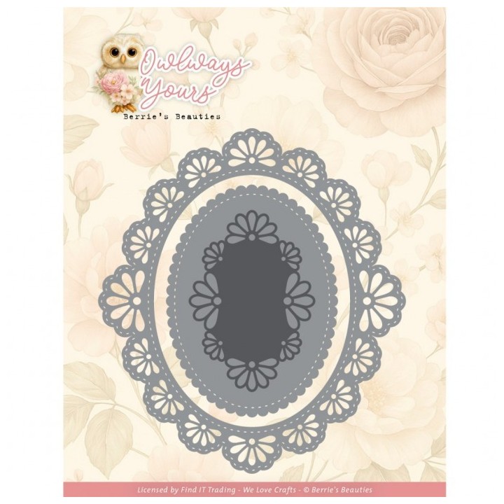 (BBD10077)Dies - Berries Beauties - Owlways Yours - Owl Frame