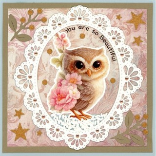 (BBD10077)Dies - Berries Beauties - Owlways Yours - Owl Frame