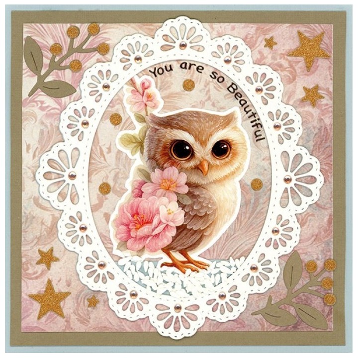 (BBD10077)Dies - Berries Beauties - Owlways Yours - Owl Frame
