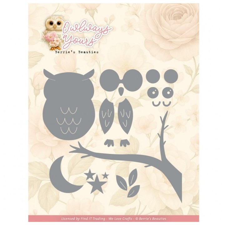 (BBD10078)Dies - Berries Beauties - Owlways Yours - Owl