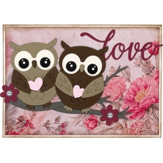 (BBD10078)Dies - Berries Beauties - Owlways Yours - Owl