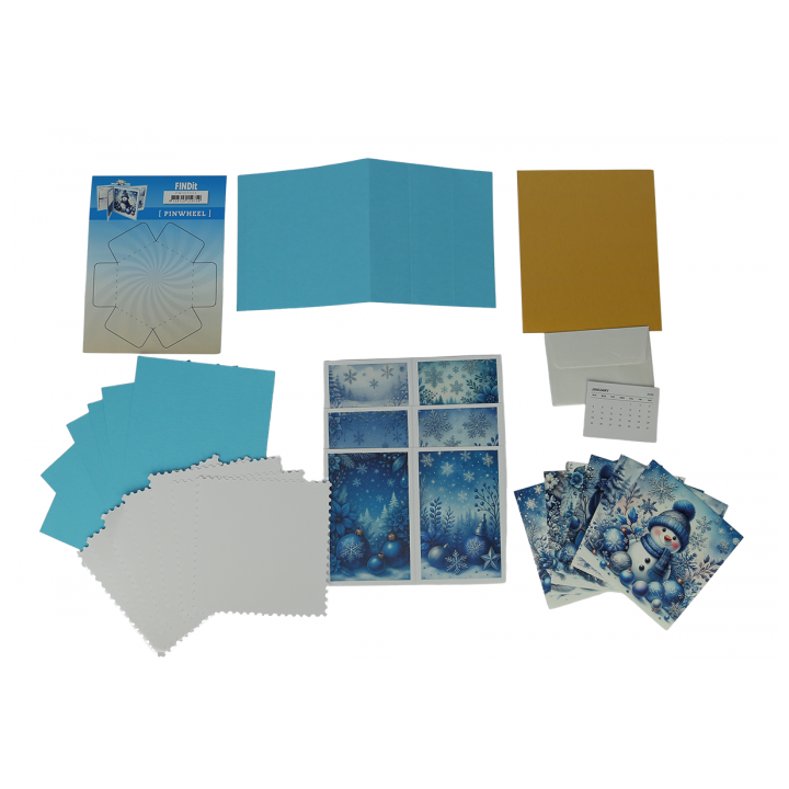 (PWSET001)Findit - Pinwheel - Winter Snowmen