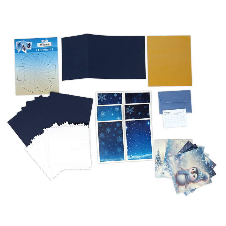 (PWSET002)Findit - Pinwheel - Winter Penguins