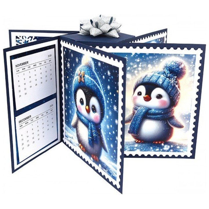 (PWSET002)Findit - Pinwheel - Winter Penguins