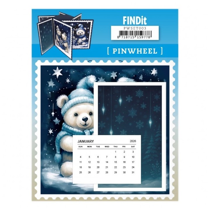 (PWSET003)Findit - Pinwheel - Polar Bears