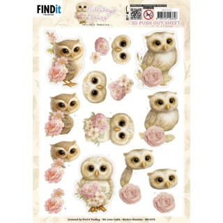 (SB11074)3D Pushout Sheet - Berries Beauties - Owlways Yours - Blossom