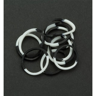(6200/0838)Band It 600 elastiekjes White/Black