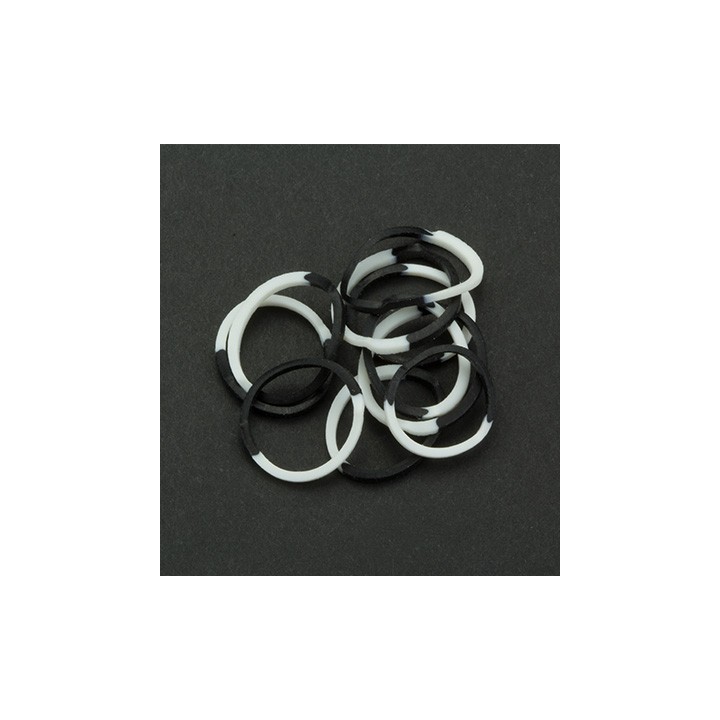 (6200/0838)Band It 600 elastiekjes White/Black