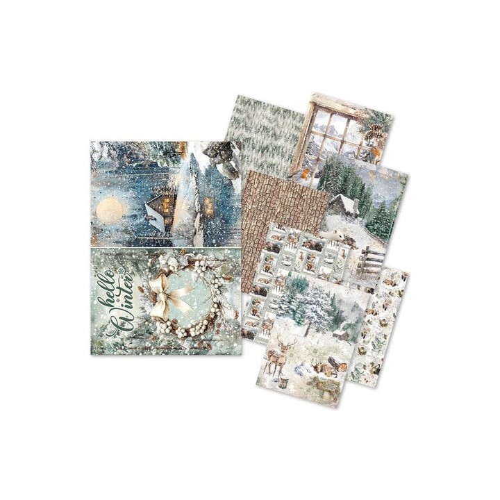 (CBRS024)CIAO BELLA Forest Tales A5 Rice Paper Mixed (8pcs)