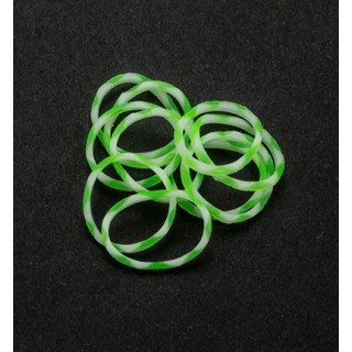 (6200/0865)Band It 600 elastiekjes SNOW-White/Green