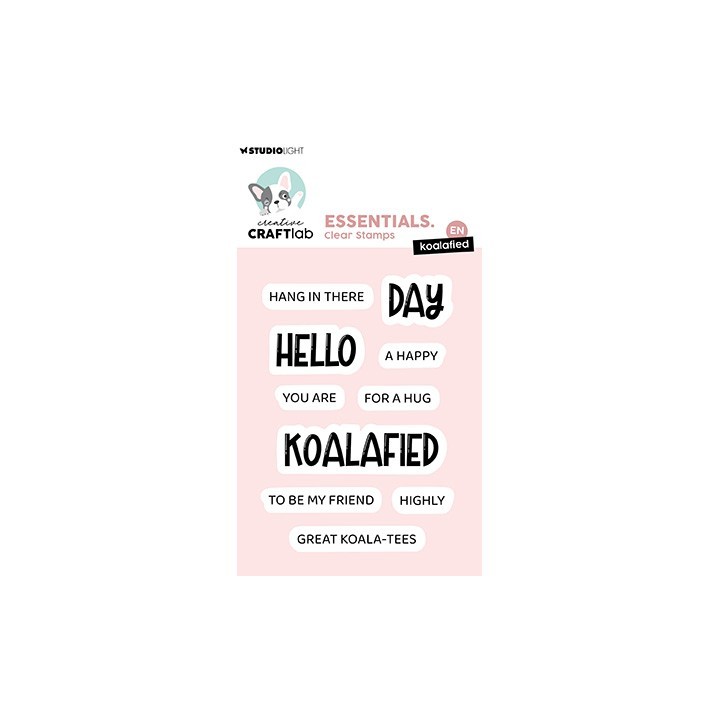 (CCL-ES-STAMP910)Studio light Stamp Koalified Essentials nr. 910