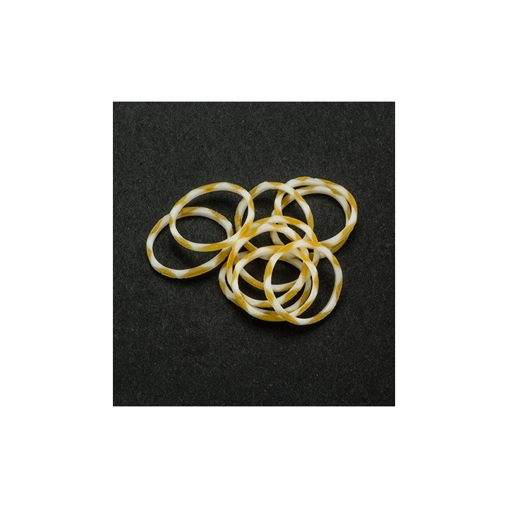 (6200/0867)Band It 600 elastiekjes SNOW-White/Yellow