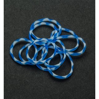 (6200/0868)Band It 600 elastiekjes SNOW-White/Blue