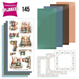 (SPDO145)Sparkles 145 - Berries Beauties - Winter Bunnies