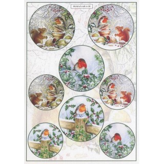 (WOC10030)Cutting Sheet - WOC - nr 30 - Winter Animals