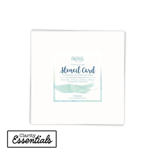 (ACC-CA-30095-77)Clarity Stencil Card 7" x 7" (Pack of 50)
