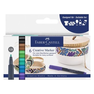 (160708)Faber Castell Marker FC Creatief Fairy Forest set 6st.