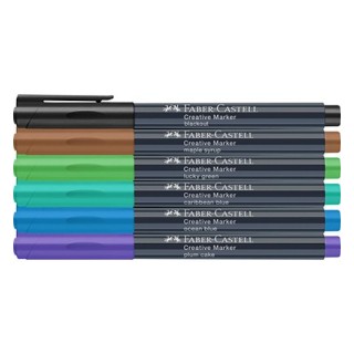 (160708)Faber Castell Marker FC Creatief Fairy Forest set 6st.