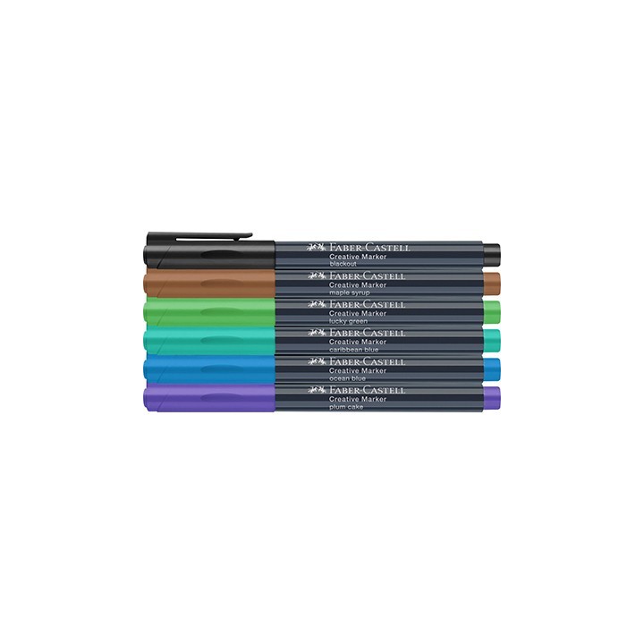 (160708)Faber Castell Marker FC Creatief Fairy Forest set 6st.