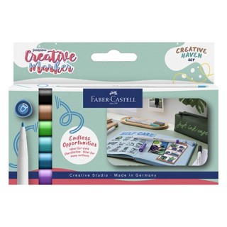(160603)Faber Castell Marker creatief FC Goldfaber 1.5 Creative Haven, set a 6 stuks