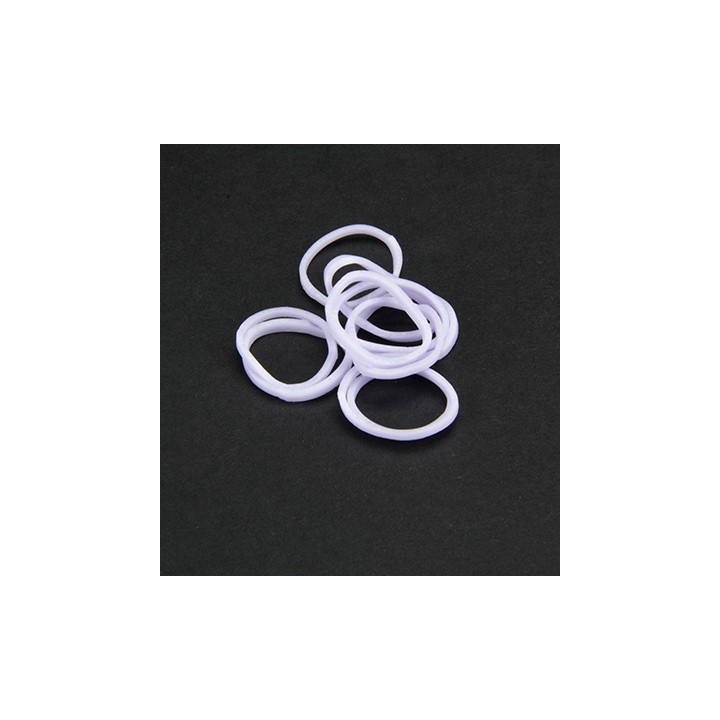 (6200/0876)Band It 600 rubberbands Pastel Grey