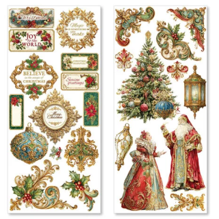 (CBI009)CIAO BELLA Eternal Christmas Transparent Adhesive Sheets (5pcs)