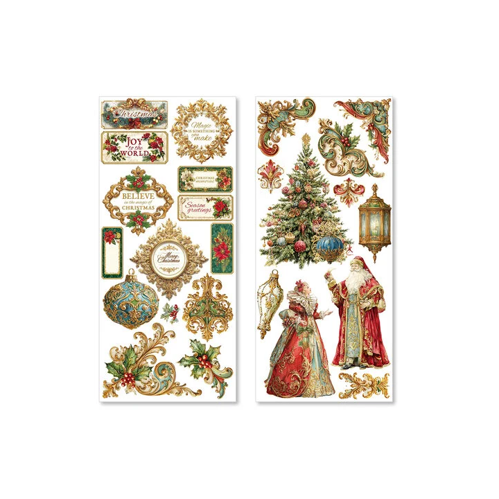 (CBI009)CIAO BELLA Eternal Christmas Transparent Adhesive Sheets (5pcs)