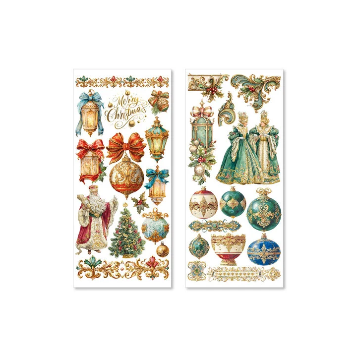 (CBI009)CIAO BELLA Eternal Christmas Transparent Adhesive Sheets (5pcs)