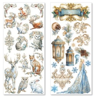 (CBI010)CIAO BELLA Winterling Transparent Adhesive Sheets (5pcs)