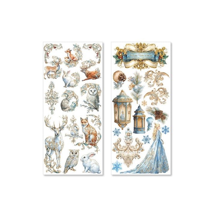 (CBI010)CIAO BELLA Winterling Transparent Adhesive Sheets (5pcs)