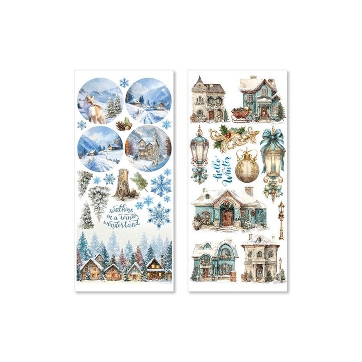 (CBI010)CIAO BELLA Winterling Transparent Adhesive Sheets (5pcs)