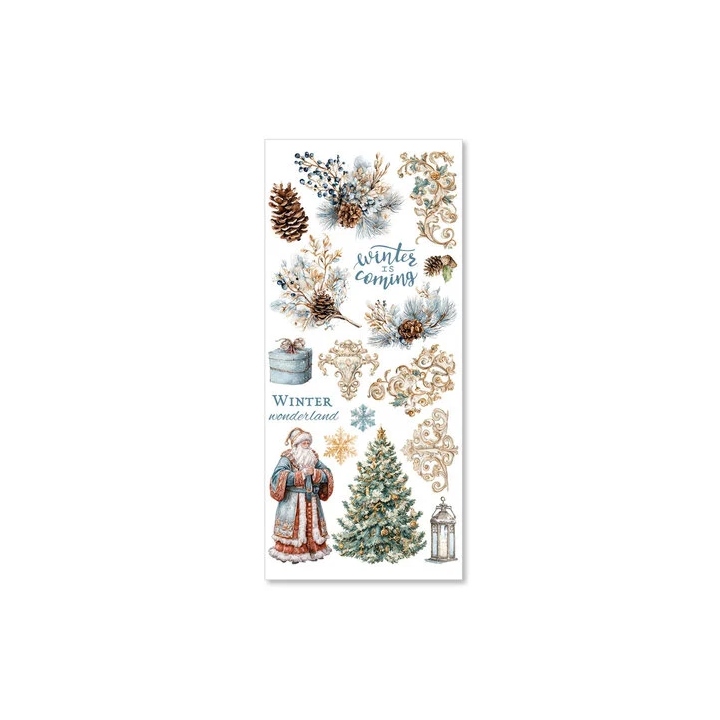 (CBI010)CIAO BELLA Winterling Transparent Adhesive Sheets (5pcs)