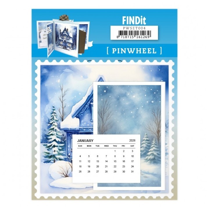 (PWSET004)Findit - Pinwheel - Christmas Houses