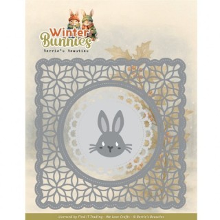 (BBD10080)Dies - Berries Beauties - Winter Bunnies - Bunny Frame