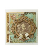 (LR0317)Creatables stencil Petra's circle and crown