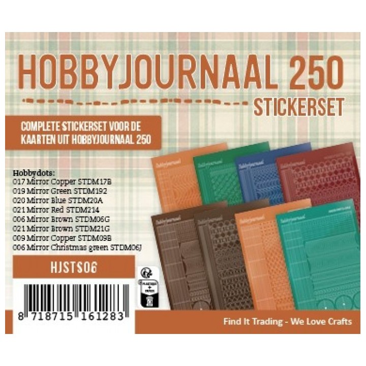 (HJSTS06)Stickerset Hobbyjournaal 250