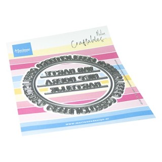 (CR1714)Craftables Gefeliciteerd cirkel by Marleen